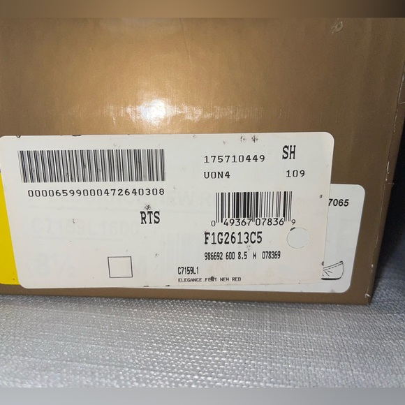 Franco Sarto Red leather flats - Picture 5 of 5